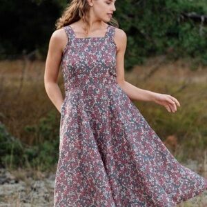 Son De Flor - Pinafore Dress - Ditsy Floral - Size S